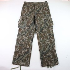 Pantalones Camuflados De Colección Roble Mossy Para Hombres Medianos AOP Gamuza Caza Camuflaje EE. UU. segunda mano  Embacar hacia Mexico