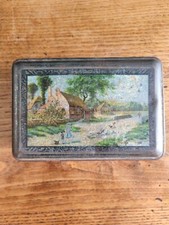 Antique metal box d'occasion  Expédié en Belgium