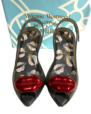 Melissa Vivienne Westwood Lady Dragon Lips 7 EUA 38 EUR 5 Reino Unido comprar usado  Brasil 
