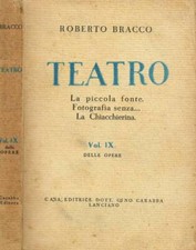 Teatro. piccola fonte usato  Italia