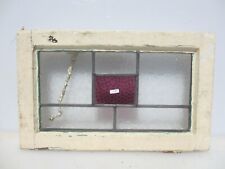 Painel de vitral antigo vintage antigo madeira novo Deco 21 x 13 comprar usado  Enviando para Brazil