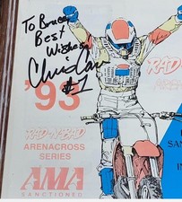 Vintage autographed motocross for sale  Ventura