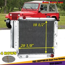 Radiador de 4 fileiras para 1987-2006 Jeep TJ Wrangler 2.4L 2.5L L4 4.0L 4.2L L6 #CC8101 comprar usado  Enviando para Brazil