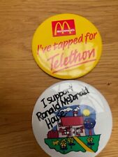 Mcdonalds button large for sale  FORFAR