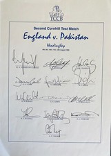 Cricket england autographs for sale  BUSHEY