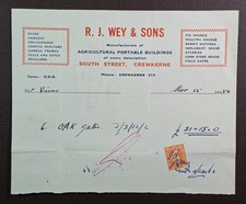 1950 r.j. wey for sale  HASTINGS