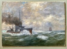 Gemälde torpedoboot kaiserlic gebraucht kaufen  Alsbach, Deesen, Nauort