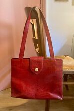Sac rouge vintage d'occasion  Clermont-Ferrand-