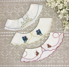 3 coleiras infantis destacáveis vintage Swisscraft bordadas tamanho C Suíça, usado comprar usado  Enviando para Brazil