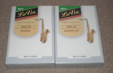 LA VOZ PALHETAS DE SAXOFONE TENOR 5 Médio 7 Médio Macio 12 Palhetas Caixa Aberta LOTE NOVO comprar usado  Enviando para Brazil