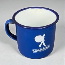 Tasse émaillée bleue d'occasion  Ribemont