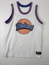 Camiseta masculina Tune Squad Murray 22 tamanho XL mistura de náilon branca comprar usado  Enviando para Brazil