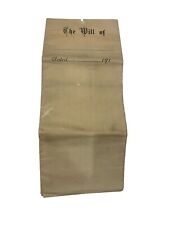 Antiguo documento de última voluntad y testamento - fechado 1916 Devonshire Inglaterra segunda mano  Embacar hacia Mexico