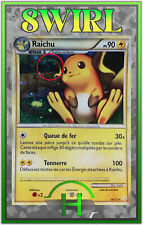 Raichu holo swirl d'occasion  Expédié en Belgium