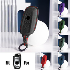 Capa chaveiro de carro couro camurça para BMW 2 3 4 5 6 7 X3 X4 F10 F20 F30 M3 M4 comprar usado  Enviando para Brazil