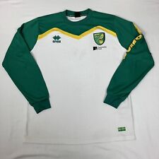 Errea norwich city for sale  STOWMARKET