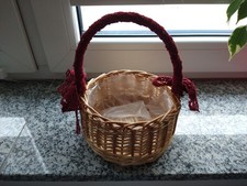 Blumenmädchen korb rattan gebraucht kaufen  Meerbusch
