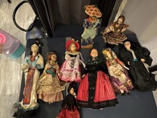 Old costume dolls for sale  HOCKLEY
