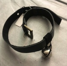 Black leather collar for sale  North Charleston