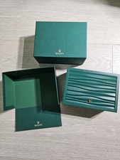 Autêntico 2025 Novo Estilo Rolex Caixa de Relógio Vazia Tamanho Médio Verde sobre Verde comprar usado  Enviando para Brazil