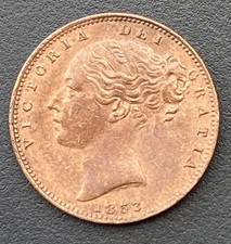1853 victoria farthing for sale  HUNTINGDON