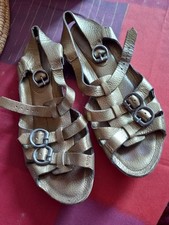 Womens gold leather for sale  DRIFFIELD