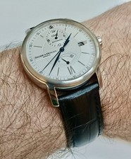 ✅ Baume & Mercier Geneve Classima GMT-Power Reserve - Relógio Masculino - Automático ✅ comprar usado  Enviando para Brazil