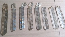 Candelabro vintage vidro transparente cristal caixão substituição prisma floral app 4"  comprar usado Candelabro vintage vidro transparente cristal caixão substituição prisma floral app 4"  comprar usado  Enviando para Brazil