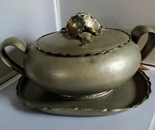 Vintage pewter tureen for sale  Staatsburg