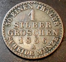 Preussen silbergroschen 1856 gebraucht kaufen  Deutschland