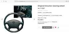Irmscher steeling wheel for sale  HIGH WYCOMBE