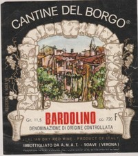 Etichetta vino bardolino usato  Mondovi