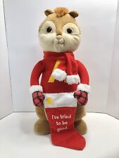 Meia de pelúcia grande 20” Alvin & The Chipmunks Holiday Christmas - LEIA EDIÇÕES comprar usado  Enviando para Brazil