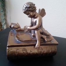 Cherub trinket box for sale  GOSPORT