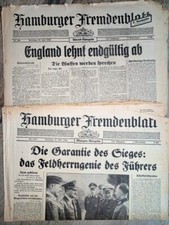 Zeitung hamburger fremdenblatt gebraucht kaufen  Weißenfels