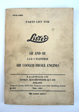 Original parts list for sale  STROUD