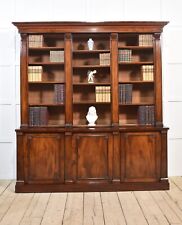 Large mahogany library for sale  CHESTER