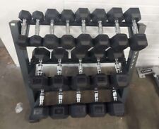 Dumbbell set rubber for sale  BIRMINGHAM