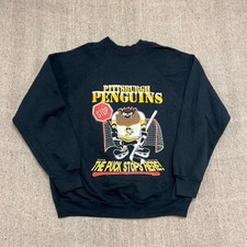 Moletom masculino vintage Pittsburgh Penguins GG preto década de 1990 Tasmanian Devil comprar usado Moletom masculino vintage Pittsburgh Penguins GG preto década de 1990 Tasmanian Devil comprar usado  Enviando para Brazil