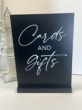 Placa de casamento preta "cartões e presentes" decoração de suprimentos de casamento S37 comprar usado  Enviando para Brazil