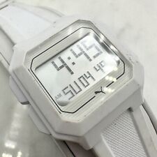 Relógio esportivo masculino Puma prata branca, P5018, nova bateria, funcionando  , usado comprar usado  Enviando para Brazil