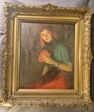 Antique oil canvas for sale  Dover