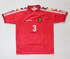 1995 - 1996 Vintage #3 Camisa de Futebol da Bélgica Seleção Nacional (tamanho L*) comprar usado  Enviando para Brazil