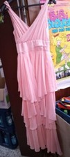 Rosa kleid rüschen gebraucht kaufen  Dortmund