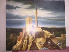 Imagen Paisaje Castillo Pintado En Lona Clasico Fiammingo 50x60 CM Con Marco, usado comprar usado Imagen Paisaje Castillo Pintado En Lona Clasico Fiammingo 50x60 CM Con Marco, usado comprar usado  Enviando para Brazil