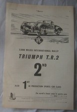 1955 triumph tr2 for sale  DARWEN