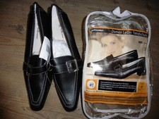 Leder schuhe schwarz gebraucht kaufen  Germering