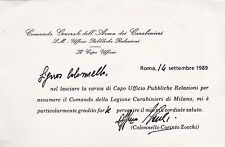 Carabinieri 1989 uff. usato  Roma