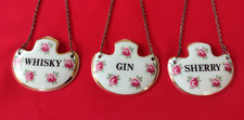 Vintage decanter label for sale  UK