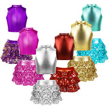 Girls dancewear shiny for sale  SWANSEA